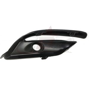 Fog Lamp Bezel Front Driver Side Mazda 3 2017-2018 Textured Black Sedan/ Hatchback , MA1038135