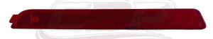 Reflector Rear Driver Side Mazda Mazda 3 2004-2009 On Bumper Sedan /Hatchback Capa, Ma1184100C