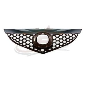 Grille Mazda 3 2007-2009 Gray With Chrome Moulding Std Sedan , MA1200179