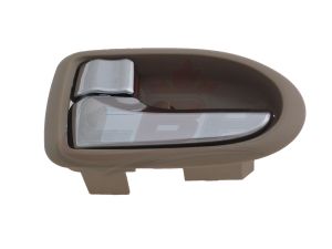 Door Handle Front Inner Driver Side Mazda Mpv 2000-2003 Beige With Chrome , MA1352106