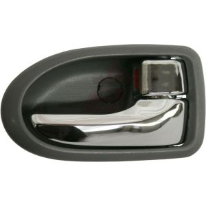 Door Handle Front Inner Passenger Side Mazda Mpv 2000-2003 Gray With Chrome , MA1353103