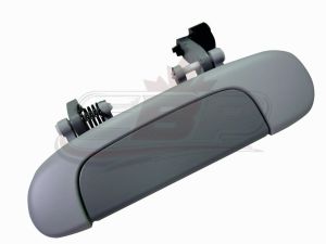 Door Handle Rear Outer Passenger Side Mazda Protege 1999-2003 Plastic Black Smooth , MA1521101