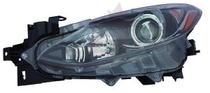 Head Lamp Driver Side Mazda 3 Sport 2014-2016 Halogen High Quality , MA2502144