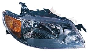 Head Lamp Passenger Side Mazda Protege 2001-2003 Metal Coat Bezel High Quality , MA2503120