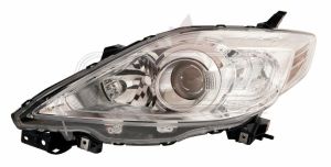 Head Lamp Driver Side Mazda 5 2008-2010 Halogen With Chrome Bezel High Quality , MA2518124