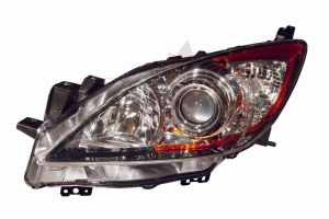 Head Lamp Driver Side Mazda 3 Sport 2010-2013 Halogen Without Sky Activ Pkg High Quality , MA2518130