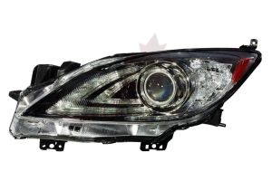 Head Lamp Driver Side Mazda 3 Sport 2010-2013 Hid Without Auto Level Control With Drl High Quality , MA2518149