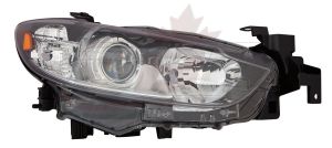 Head Lamp Driver Side Mazda Mazda 6 2014-2017 Halogen