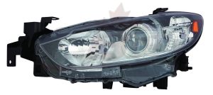 Head Lamp Passenger Side Mazda Mazda 6 2014-2017 Halogen