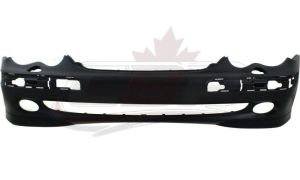 Bumper Front Mercedes C320 2001-2005 Primed Avantgarde Without Amg With Head Lamp Washer Hole , MB1000179