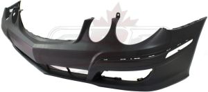 Bumper Front Mercedes E320 2007-2009 Primed Without Sensor Without Headlamp Washer Hole Without Sport Pkg Capa , MB1000271C