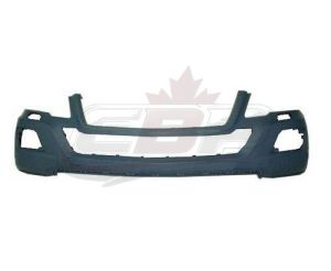 Bumper Front Mercedes Ml550 2009-2011 Primed Without Sensor With Headlamp Washer Hole Without Sport Pkg , MB1000291