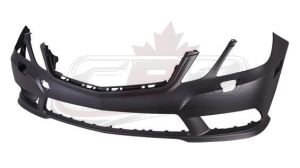Bumper Front Mercedes E350 2010-2013 Primed Without Sensor With Headlamp Washer Hole With Amg Sport Pkg Sedan , MB1000303