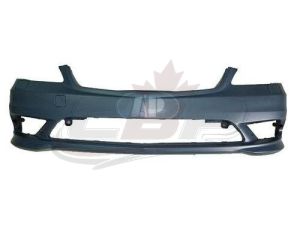 Bumper Front Mercedes S550 2010-2013 Primed Without Sensor With Sport Pkg With Led Drive Lamp Slot , MB1000350