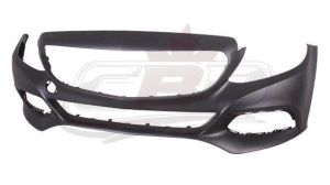 Bumper Front Mercedes C350E 2016-2018 Primed Without Amg/Lux/Camera/Sensor , MB1000467