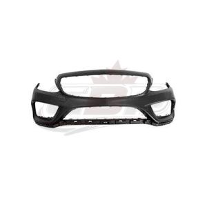 Bumper Front Mercedes C300 Convertible 2017-2018 Primed With Amg Without Surearound View Capa , MB1000477C
