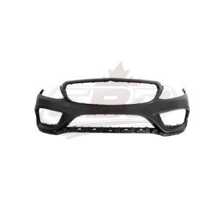 Bumper Front Mercedes C300 Convertible 2017-2018 Primed Sedan With Amg/Sud View Without Sensor Capa , MB1000478C