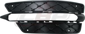Grille Lower (Bezel) Driver Side Mercedes C250 2012-2015 With Amg Pkg Black , MB1038126