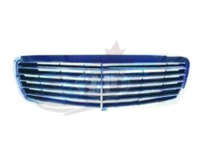 Grille Mercedes E350 2006 Chrome/Black With Avantgarde Without Sensor (11 Moulding) , MB1200141