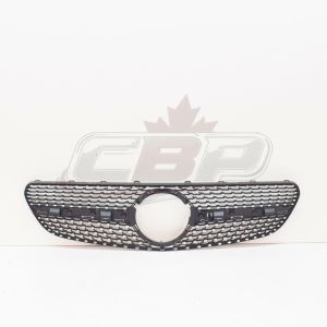 Grille Front Mercedes E400 2018 Black With Chrome Individual Shaped Pattern/Amg Without Camera, Mb1200197