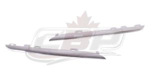 Grille Moulding Lower Driver Side Mercedes C400 2015 All Chrome , MB1214101