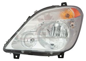 Head Lamp Driver Side Dodge Van Dodge Sprinter 2007-2009 Halogen Capa, Mb2502191C