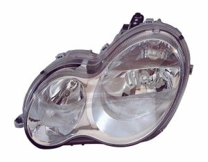 Head Lamp Passenger Side Mercedes C230 2005-2007 Halogen High Quality , MB2503148