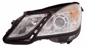 Head Lamp Passenger Side Mercedes E350 2010-2013 Halogen Sedan Without Cornering Lamp Capa, Mb2503182C
