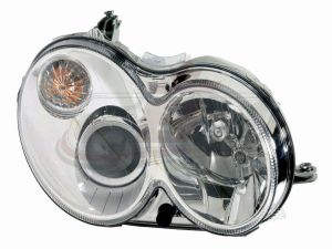 Head Lamp Passenger Side Mercedes Clk55 Amg 2006 Without Curve Lighting Without Bulb/Module Clk Models High Quality , MB2519102