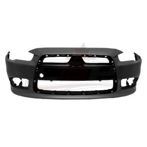 Bumper Front Mitsubishi Lancer 2009-2015 Primed Turbo Ralliart Model , MI1000332
