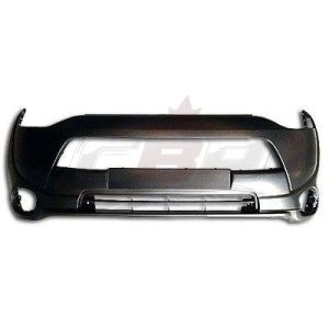 Bumper Front Mitsubishi Outlander 2014-2015 Primed Without Wheel Lip Molding Hole Exclude Sport Model , MI1000336