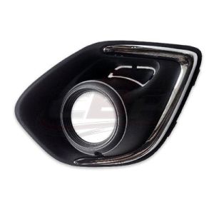 Fog Lamp Bezel Front Driver Side Mitsubishi Outlander Sport 2013-2015 With Chrome Trim, Mi1038116U