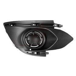 Fog Lamp Cover Front Passenger Side Mitsubishi Mirage Hatchback 2017-2020 Textured Black , MI1039123
