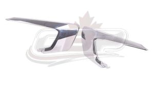 Bumper Moulding Front Driver Side Upper Mitsubishi Outlander Sport 2016-2019 Chrome, Mi1046101U