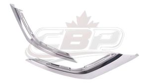 Bumper Moulding Front Driver Side Lower Mitsubishi Outlander 2016-2020 Chrome, Mi1046104U