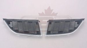 Grille Driver Side Mitsubishi Galant 2004-2006 Chrome Gray , MI1200250