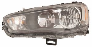 Head Lamp Driver Side Mitsubishi Outlander 2010-2013 Halogen Exclude Sports Capa, Mi2502157C
