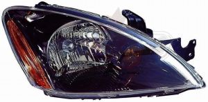 Head Lamp Passenger Side Mitsubishi Lancer 2004-2006 Black Bezel For Ralliart Model High Quality , MI2503135