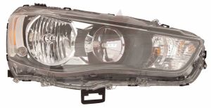 Head Lamp Passenger Side Mitsubishi Outlander 2010-2013 Halogen Exclude Sports Capa, Mi2503157C