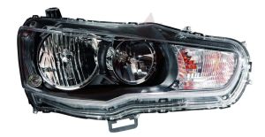 Head Lamp Passenger Side Mitsubishi Lancer Evolution 2009-2015 Halogen Front Om Nov 02 2008 Capa, Mi2503158C