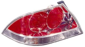 Tail Lamp Passenger Side Mitsubishi Lancer 2004-2006 Clear Lens (Oz Rally/Ralliart Mdl) Capa, Mi2801118C