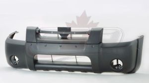 Bumper Front Nissan Frontier 2001-2004 Primed Xe/Se/Sc Without Flare Hole , NI1000185