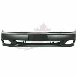 Bumper Front Nissan Sentra 1998-1999 Black Xe-Gxe-Gle Models With Fog Lamp Hole , NI1000191B