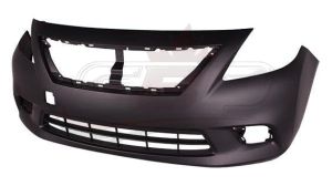 Bumper Front Nissan Versa Sedan 2012-2014 Primed Exclude S-Plus Capa , NI1000284C