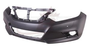 Bumper Front Nissan Altima Sedan 2016-2018 Primed With Sensor Hole , NI1000312