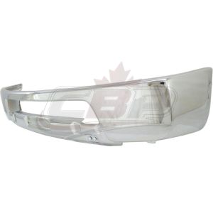Bumper Face Bar Front Nissan Frontier 2005-2021 Chrome Without Fog Lamp Hole With Off Road Steel , NI1002140