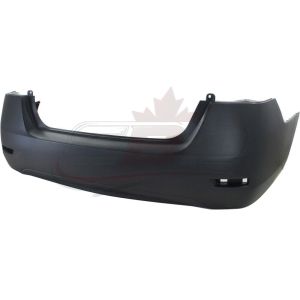 Bumper Rear Nissan Sentra 2013-2015 Std Type S/Sv/Sl Primed With Textured Lower , NI1100292