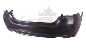 Bumper Rear Nissan Altima Sedan 2016-2018 Primed With Textured Lower Without Sensor , NI1100309