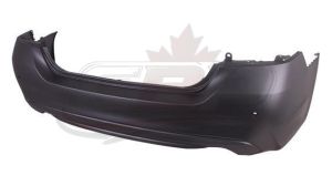 Bumper Rear Nissan Altima Sedan 2016-2018 Primed With Textured Lower With Sensor , NI1100311