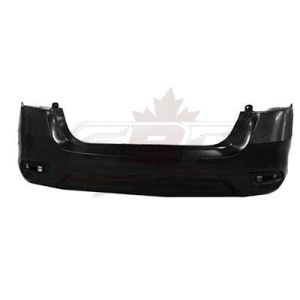 Bumper Rear Nissan Sentra 2016-2019 Primed Exc Sr With Textured Lower (No Exhaust Cut) , NI1100312